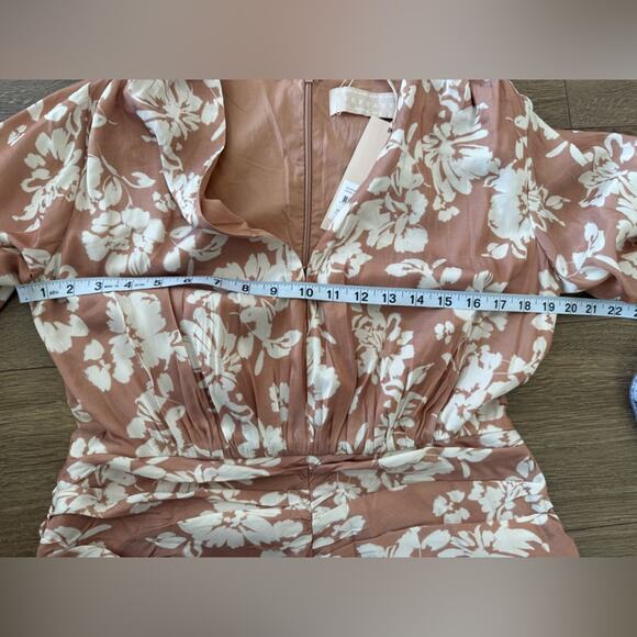 NWT Keepsake The Label Rosa Long Ballon Sleeve Floral Midi Dress Size 8 (AUS 12) - Picture 10 of 13